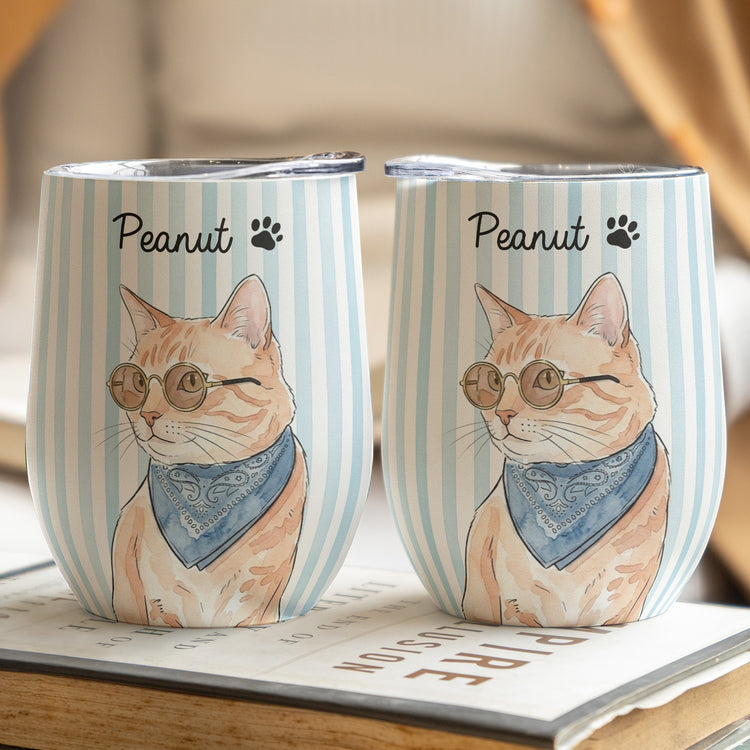 Custom-Striped-Pet-Tumbler-Watercolor-Art-Personalized-Wine-Tumbler