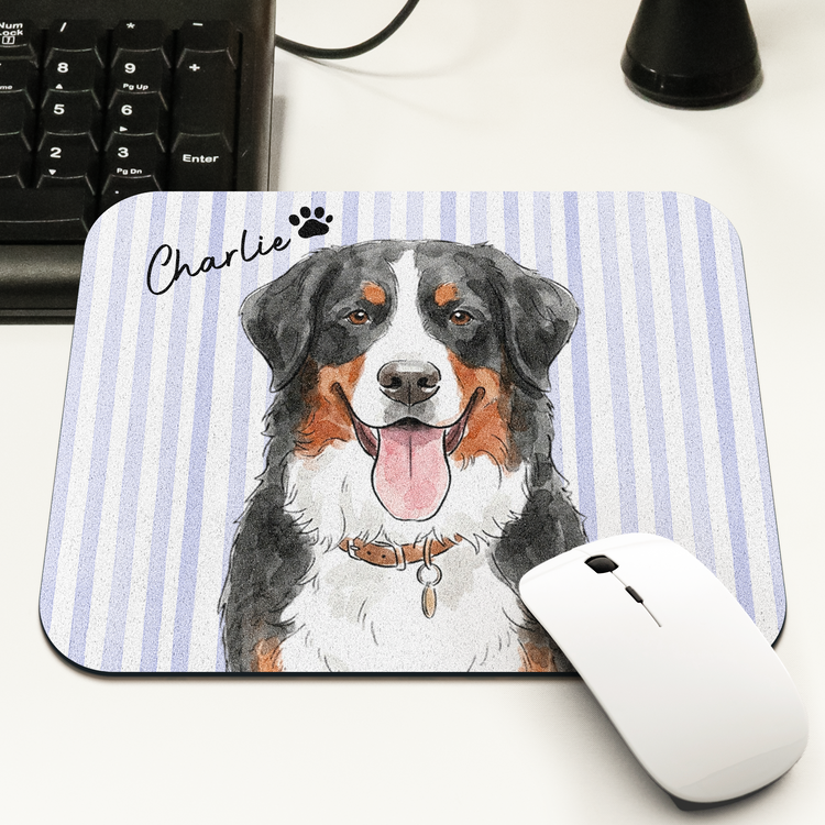Custom-Striped-Watercolor-Pet-Portrait-Pad-For-Pet-Lover-Mouse-Pad-3