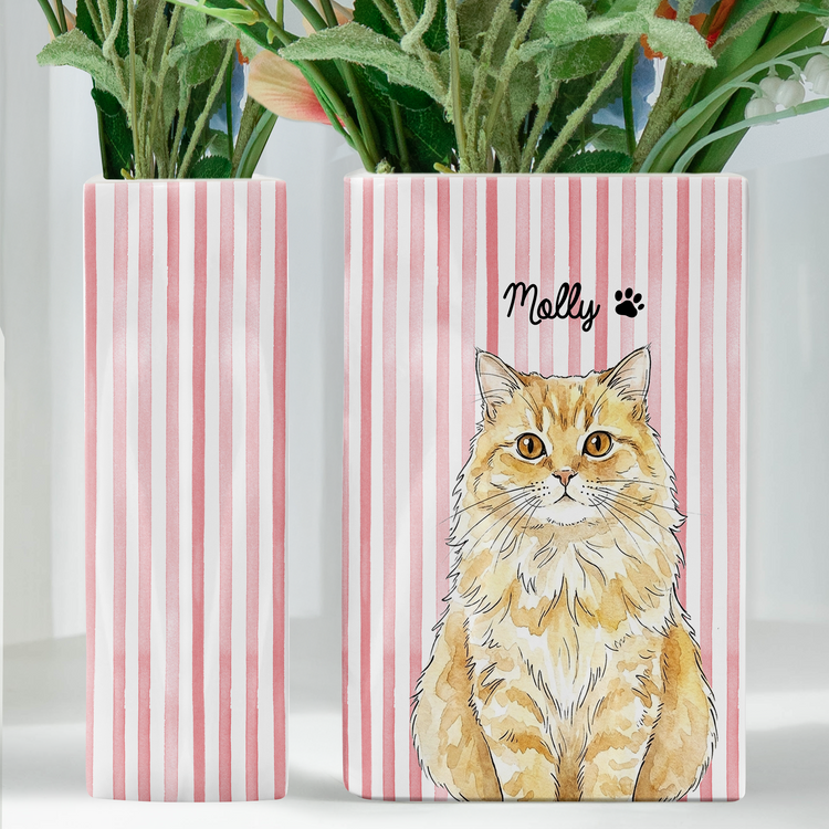 Custom-Striped-Watercolor-Pet-Portrait-Pet-Lovers-Gift-Personalized-Vase5