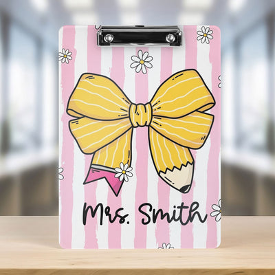 Custom Teacher Name Appreciation End Of Year Gift - Personalized Clipboard