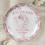 Custom-Toile-De-Jouy-Wedding-Photo-Moments-Gifts-For-Bride,-Her-Personalized-Jewelry-Dish-5