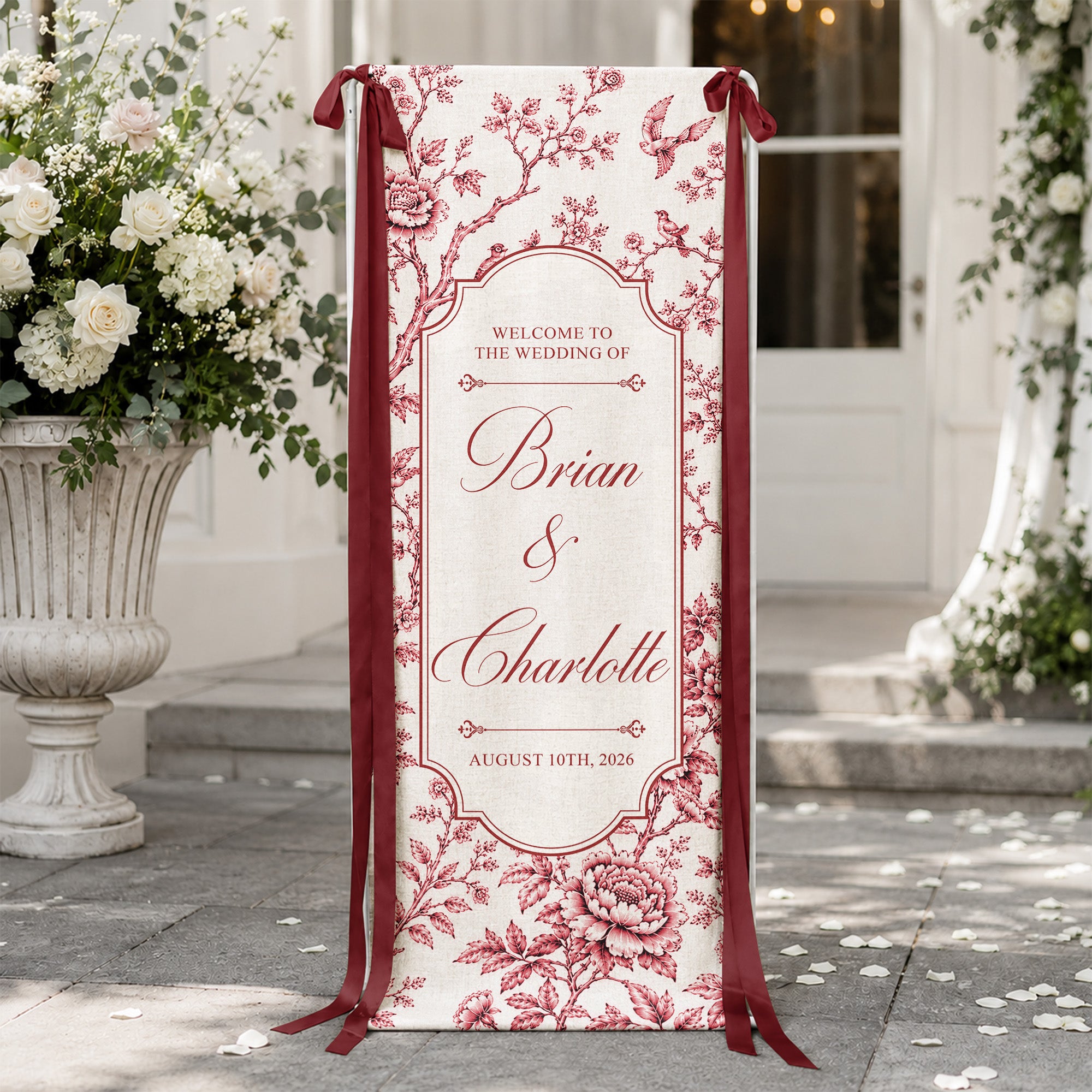 Custom-Toile-De-Jouy-Wedding-Sign-Personalized-Welcome-Sign-2