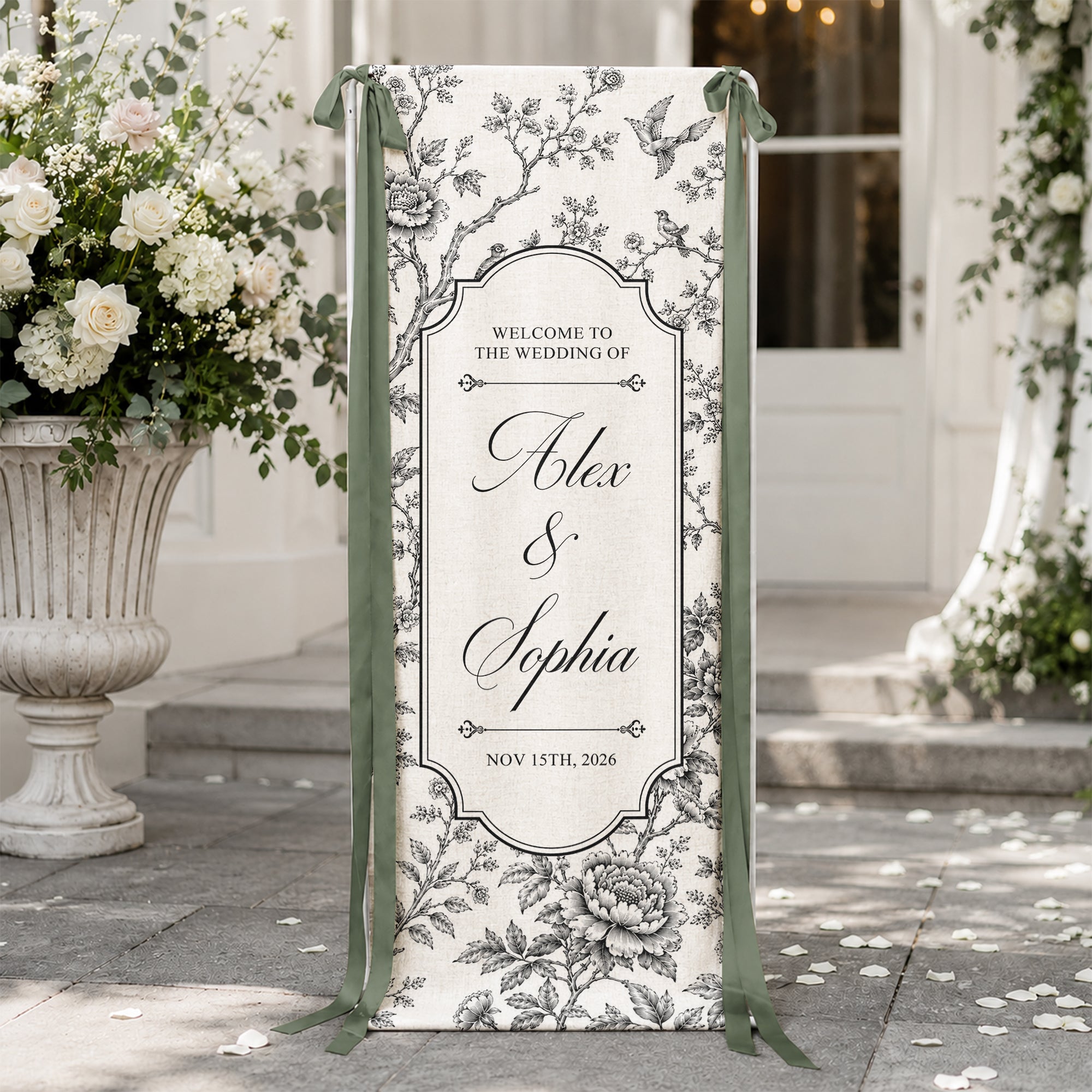 Custom-Toile-De-Jouy-Wedding-Sign-Personalized-Welcome-Sign-3