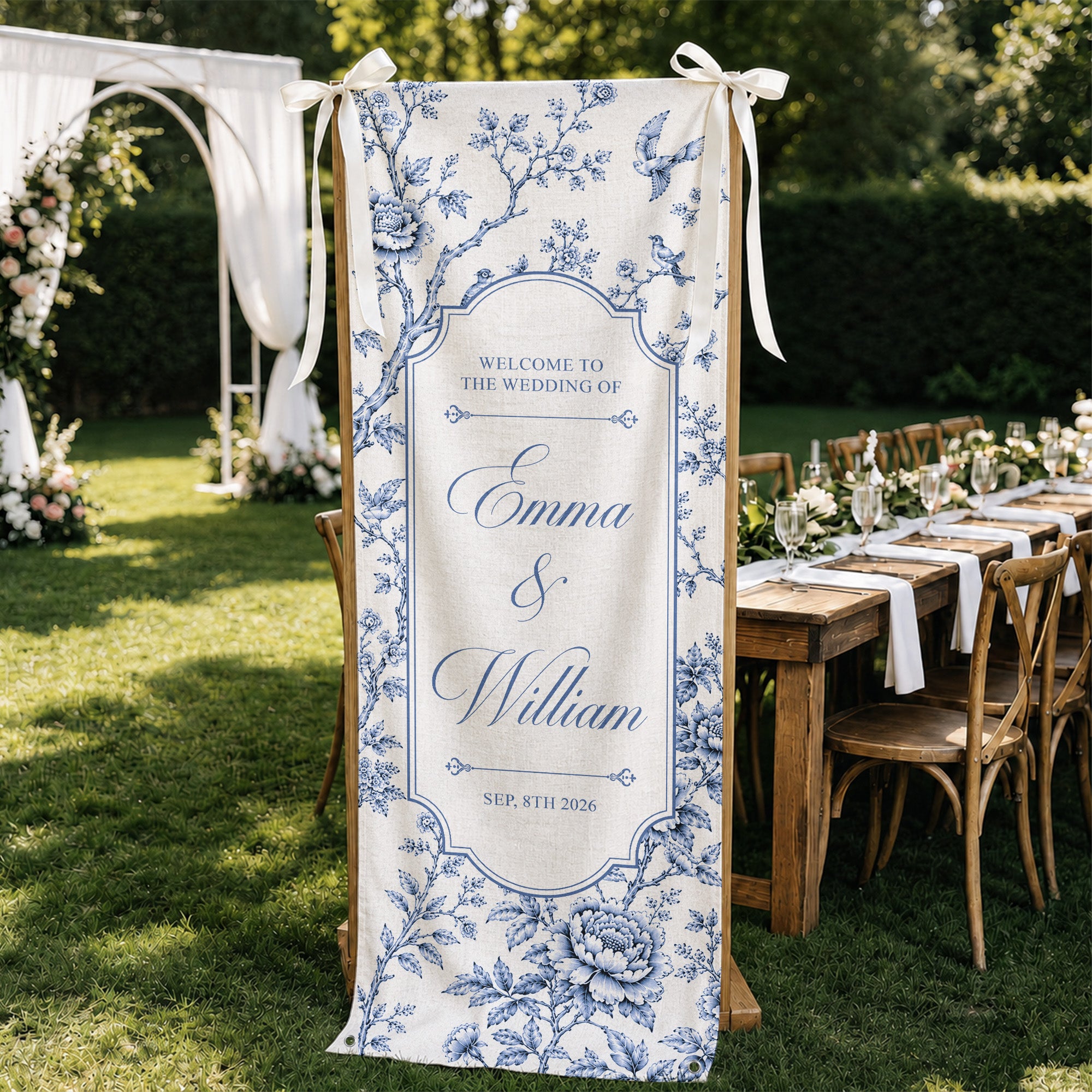 Custom-Toile-De-Jouy-Wedding-Sign-Personalized-Welcome-Sign-4