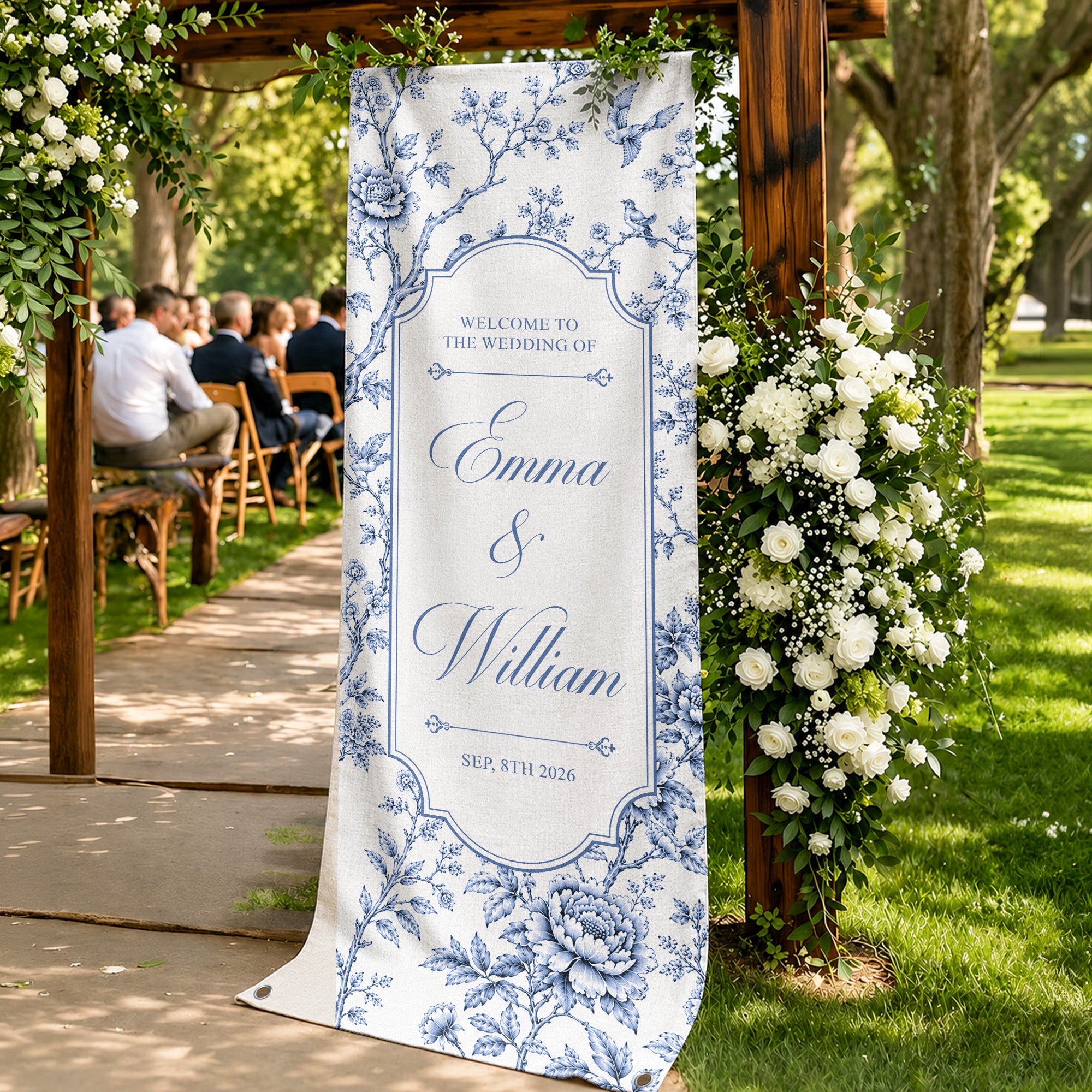 Custom-Toile-De-Jouy-Wedding-Sign-Personalized-Welcome-Sign-5