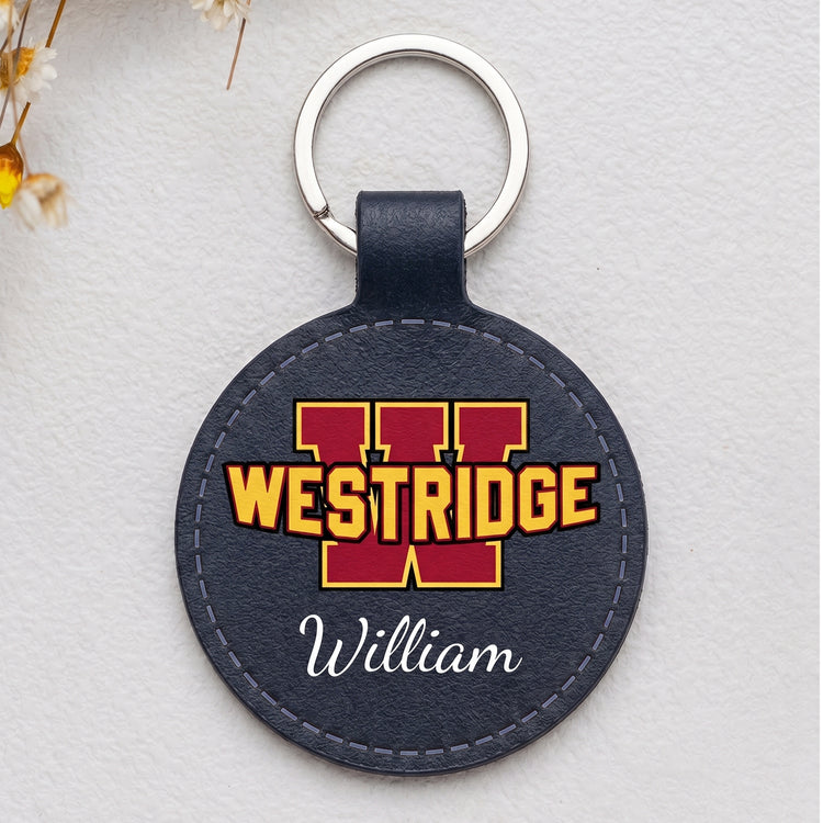 Custom-University-College-Logo-Personalized-Keychain-2