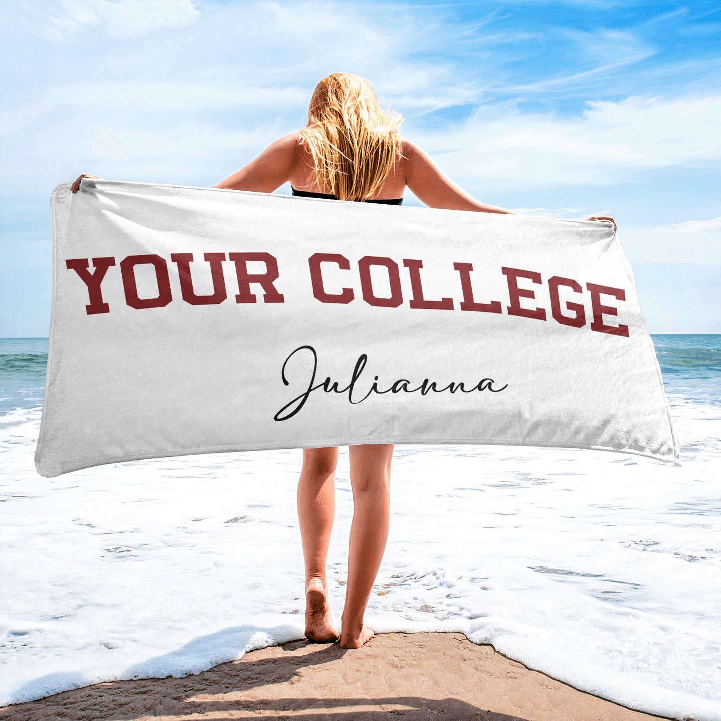 Custom-University-College--Personalized-Beach-Towel-1