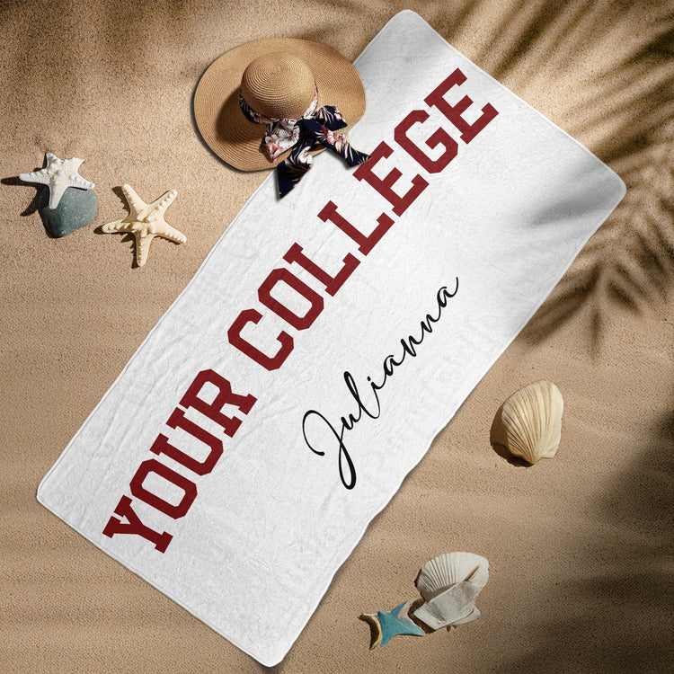 Custom-University-College--Personalized-Beach-Towel-6