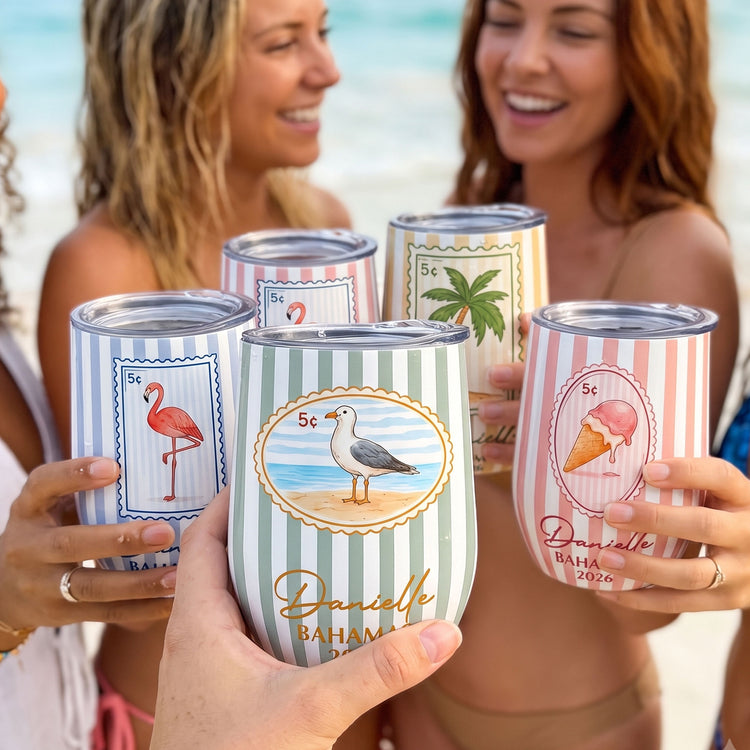 Custom-Vacation,-Matching-Beach-Vacation,-Spring-Break,-Bachelorette-Girls-Trip-Personalized-Wine-Tumbler-2
