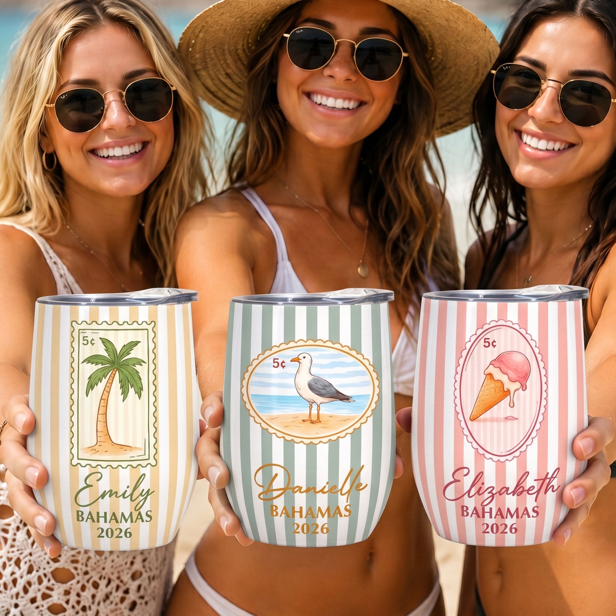 Custom-Vacation,-Matching-Beach-Vacation,-Spring-Break,-Bachelorette-Girls-Trip-Personalized-Wine-Tumbler-9