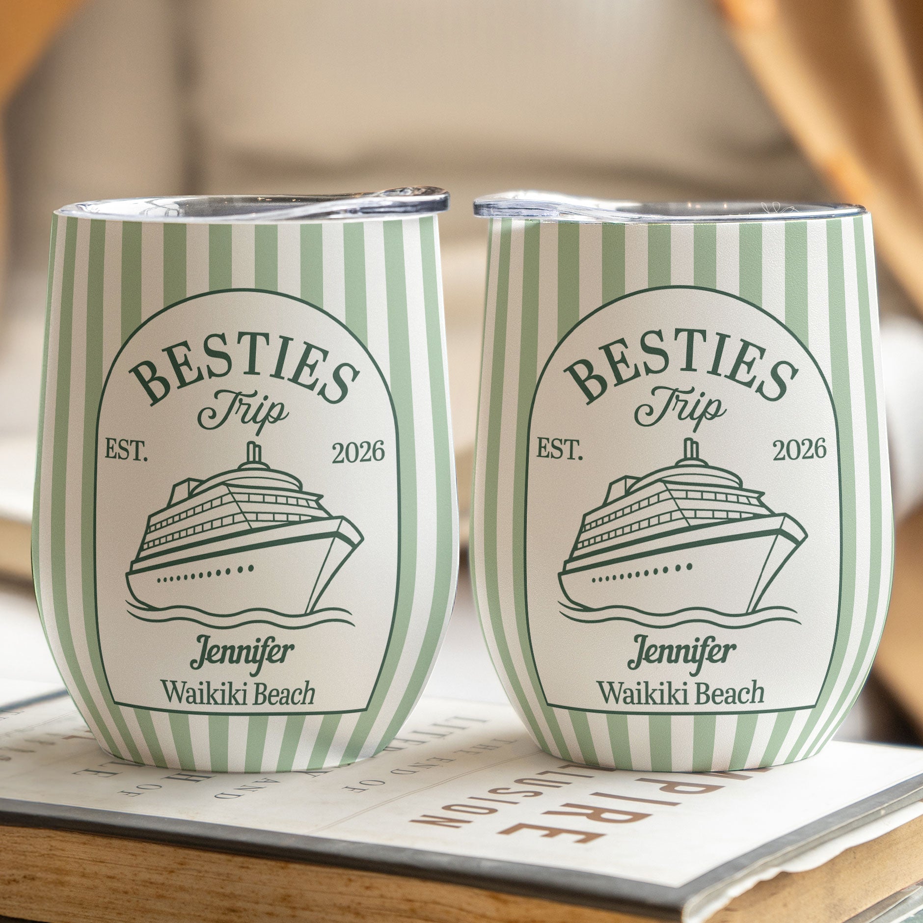 Custom-Vacation-Tumbler-Girls-Trip-Family-Coworker-Trip-Striped-Patterns-Personalized-Wine-Tumbler-3