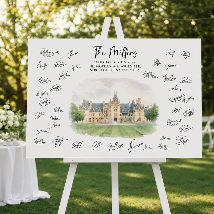 Custom-Venue-Watercolor-Wedding-Guest-Book-Sign-Illustration-Personalized-Poster-3