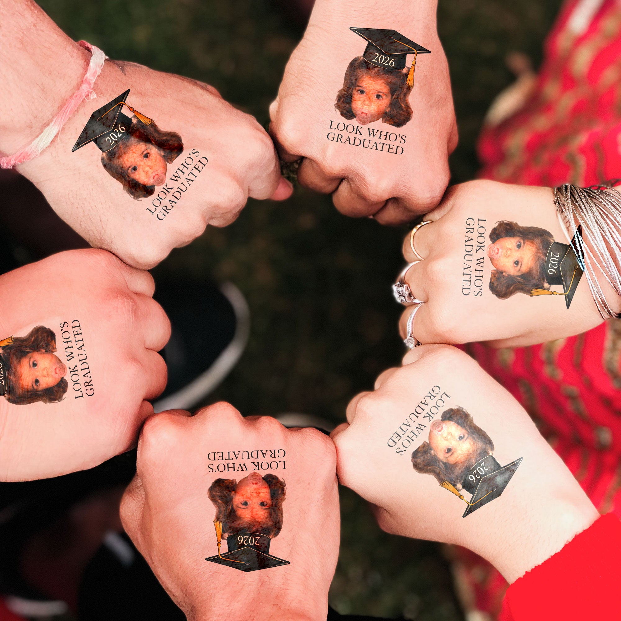 Custom-Vintage-Childhood-Photo-Graduation-Party-Gift-Personalized-Tattoo-1