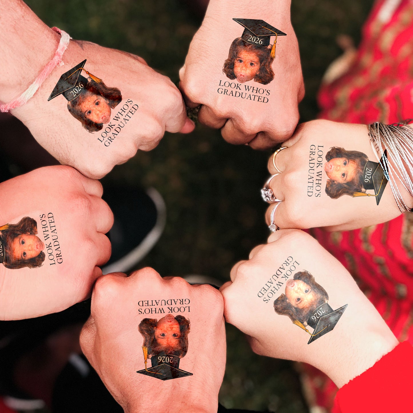 Custom-Vintage-Childhood-Photo-Graduation-Party-Gift-Personalized-Tattoo-1