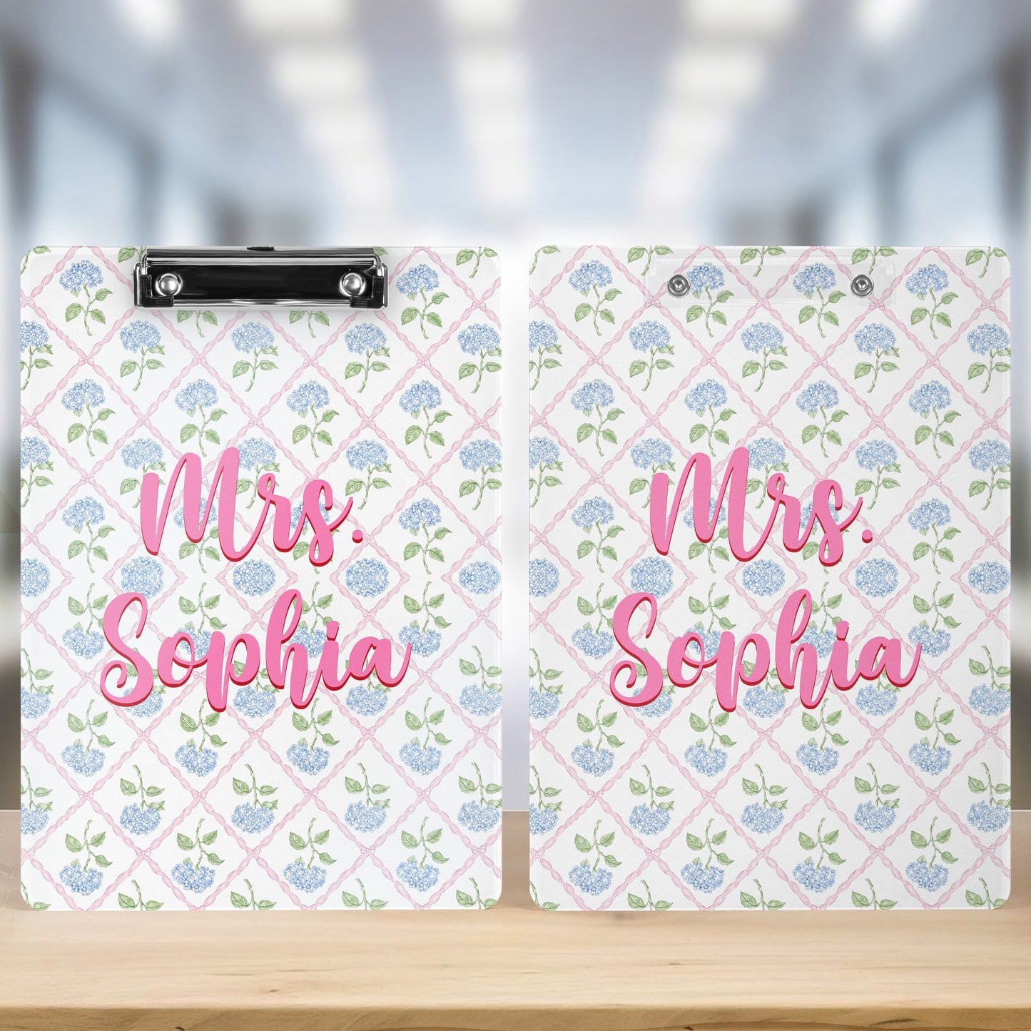 Custom-Vintage-Floral-Teacher-Personalized-Clipboard-3