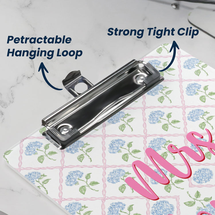 Custom-Vintage-Floral-Teacher-Personalized-Clipboard-4