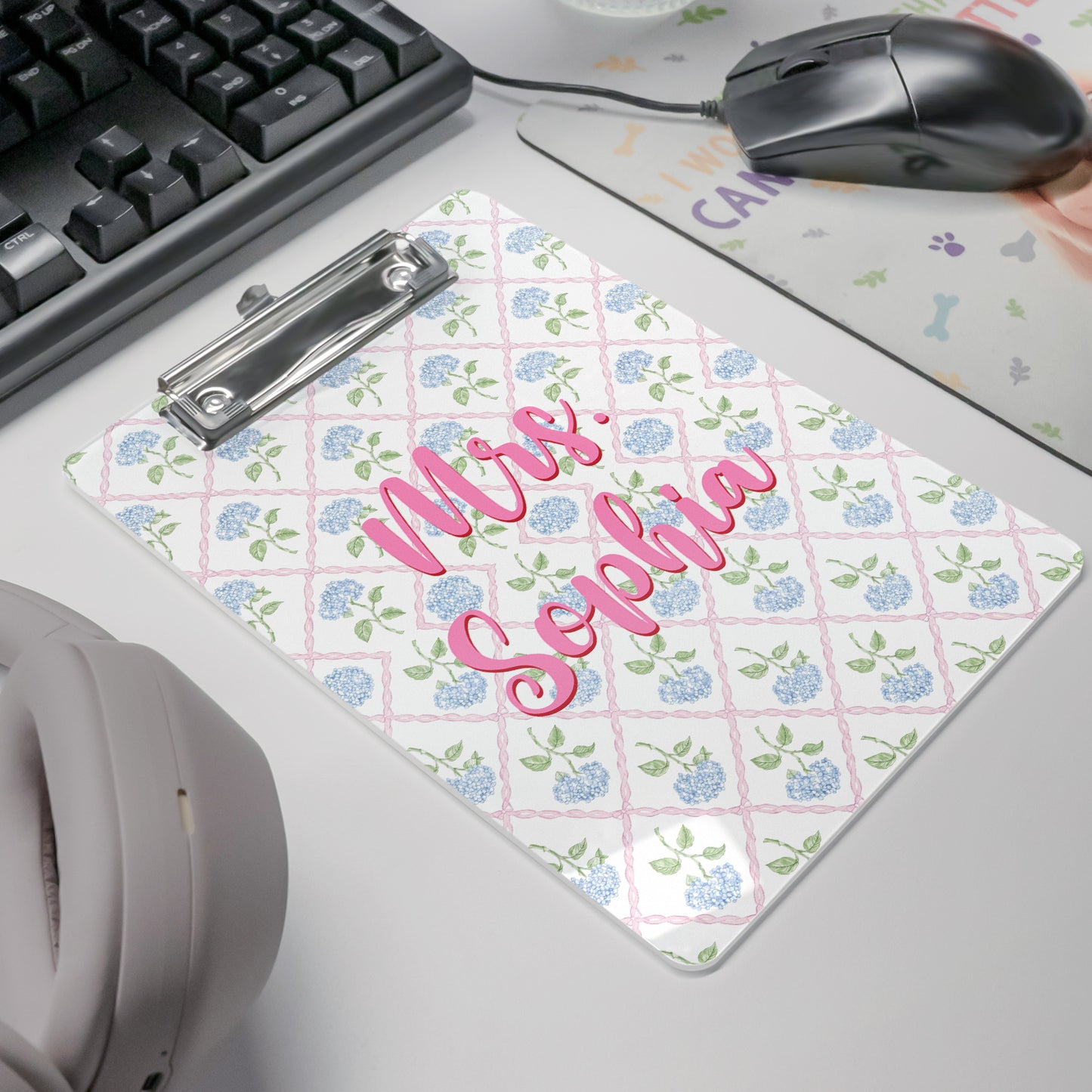 Custom-Vintage-Floral-Teacher-Personalized-Clipboard-5