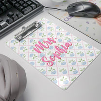 Custom-Vintage-Floral-Teacher-Personalized-Clipboard-5