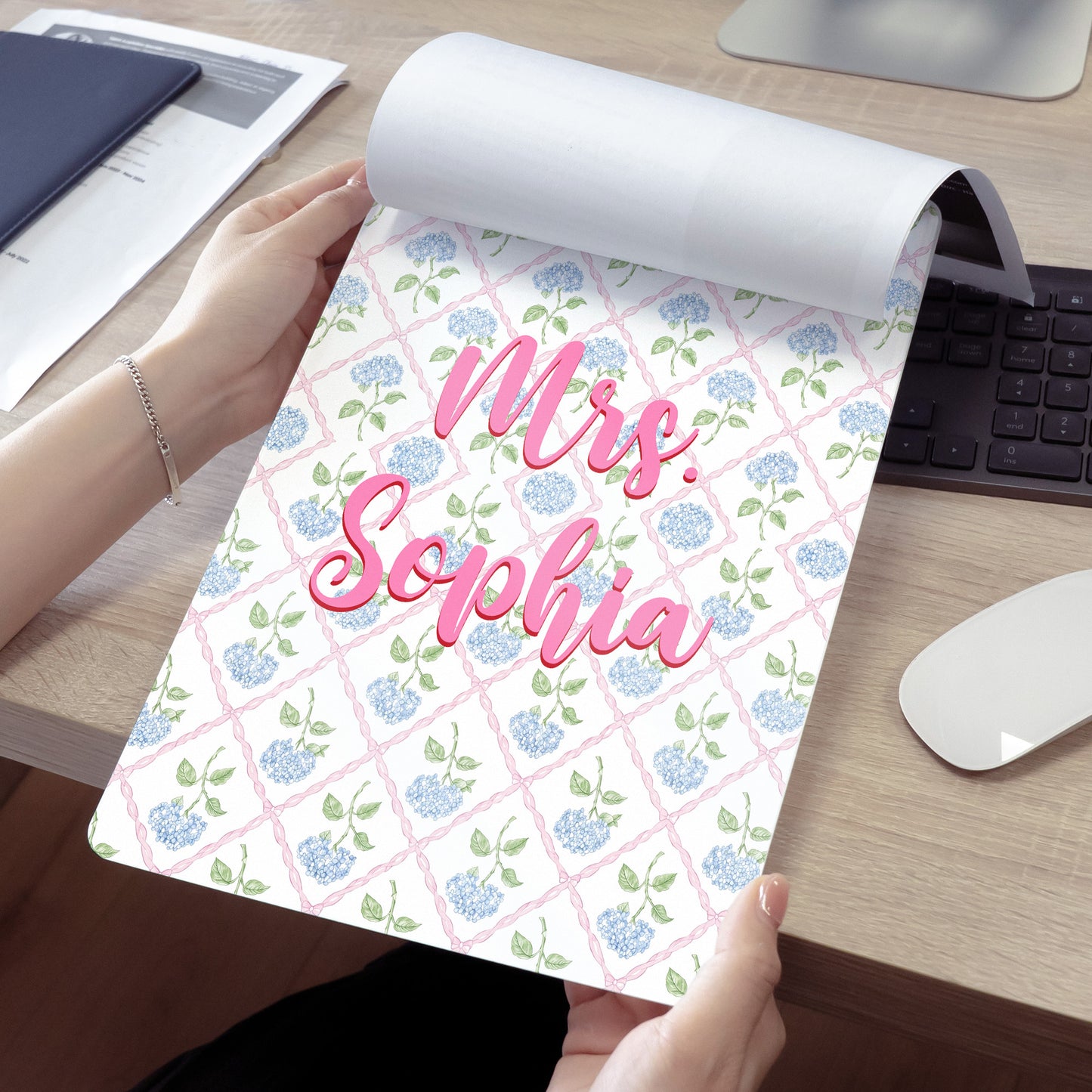 Custom-Vintage-Floral-Teacher-Personalized-Clipboard-7