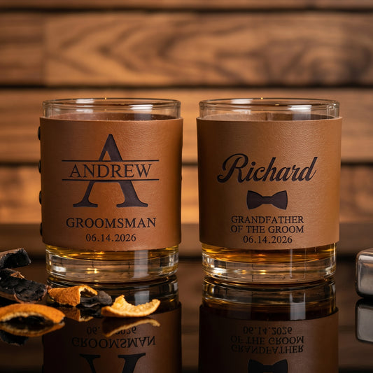 Custom-Vintage-Initial-Name-&-Date-For-Best-Man,-Groomsmen,-Groom-Wedding-Gifts-Leather-Personalized-Whiskey-Glass1