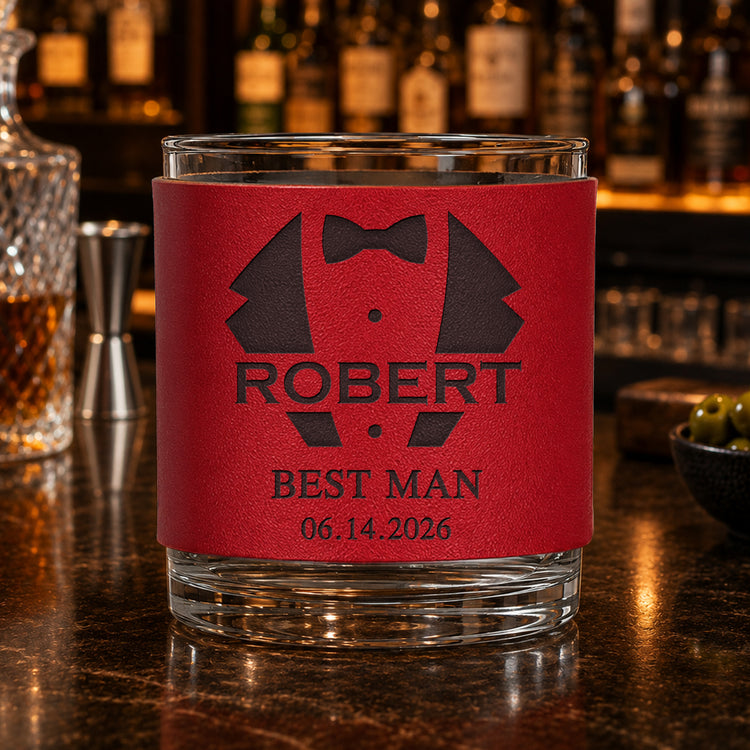 Custom-Vintage-Initial-Name-&-Date-For-Best-Man,-Groomsmen,-Groom-Wedding-Gifts-Leather-Personalized-Whiskey-Glass5