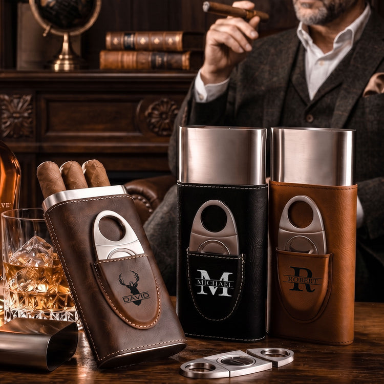 Custom-Vintage-Initial-Names-For-Him,-Husband,-Dad,-Papa-Personalized-Cigar-Case-8