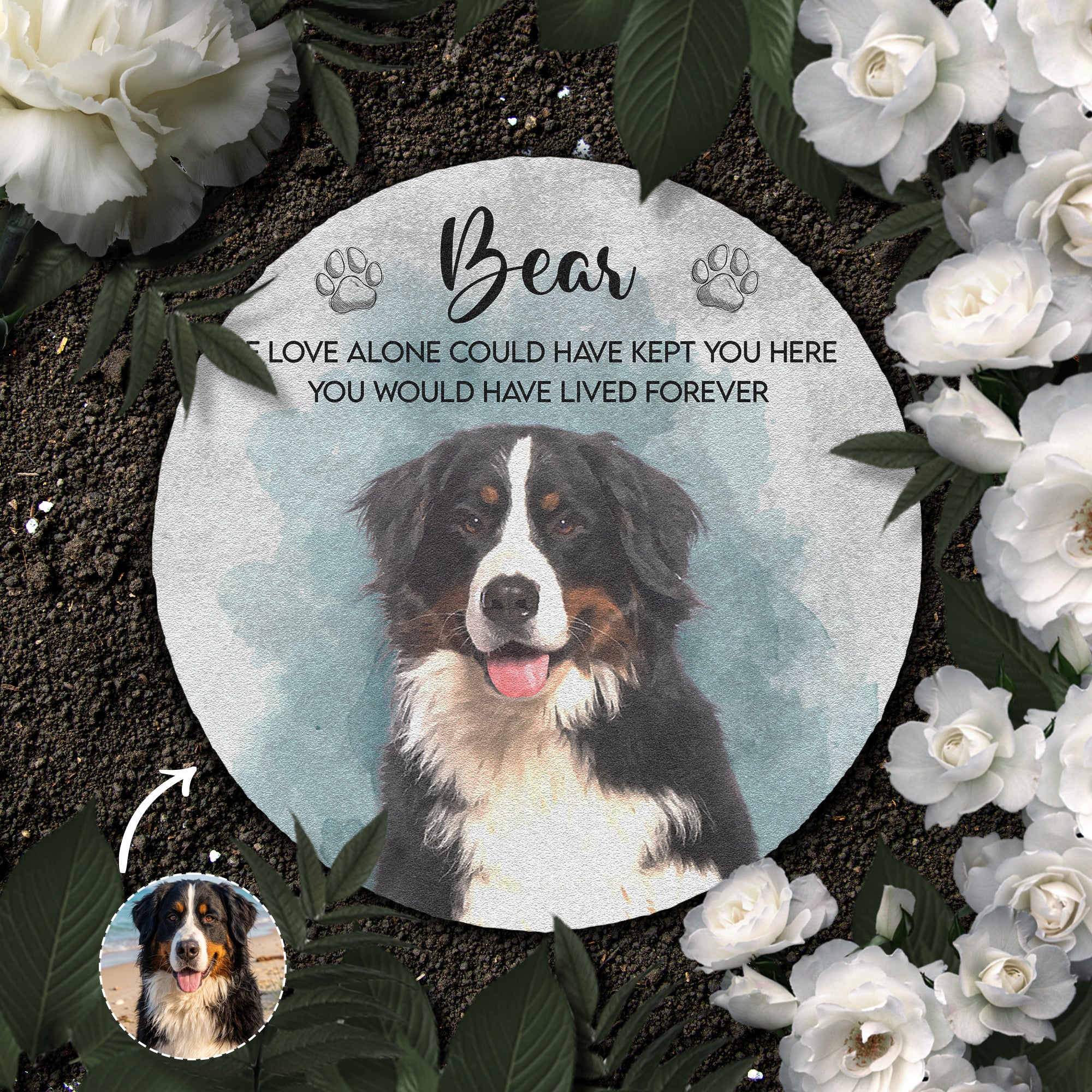 Custom-Watercolor-Pet-Portrait-Memorial-Gift-Personalized-Garden-Stone-0