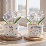 Custom-Watercolor-Photo-For-Grandkids,-Daughter-&-Glass-Birth-Flower--Personalized-Plant-Pot-1