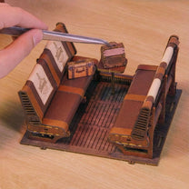 Customize View Train Cabin - Personalized Photo DIY Book Nook Kit