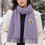 Customize-Birth-Flower-&-Name-For-Her,-Daughter,-Sister,-Friends-Personalized-Embroidered-Scarf-3