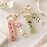 Customize-Message-For-Besties-With-Birth-Flower-Personalized-Beaded-Keychain-2
