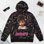 Cute Cartoon Custom Name - Personalized Hoodie