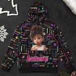 Cute Cartoon Custom Name - Personalized Hoodie