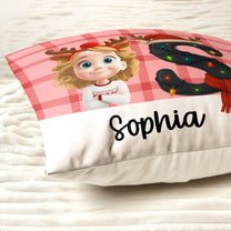 Cute Kid Alphabet - Personalized Pillow (Insert Included)