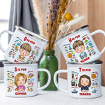 Cute Kid Trendy 2026 - Personalized Enamel Mug