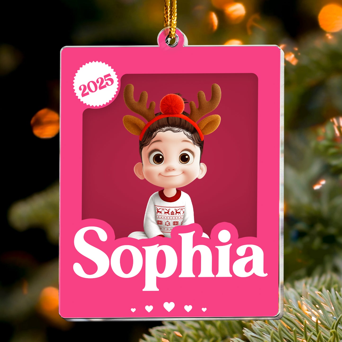Cute Kids - Personalized Acrylic Ornament