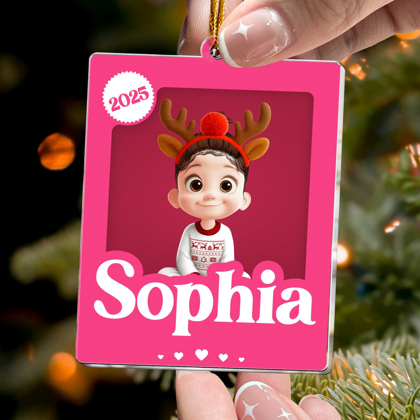Cute Kids - Personalized Acrylic Ornament