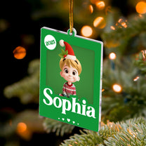 Cute Kids - Personalized Acrylic Ornament