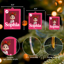 Cute Kids - Personalized Acrylic Ornament