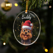 Cute Pet Christmas - Personalized Acrylic Ornament
