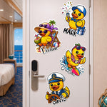 Cute-Duck-Cruise-Door-Signs-Stateroom-Decor-Cruising-Family-Vacation,-Girls-Trip-Personalized-Magnet-1