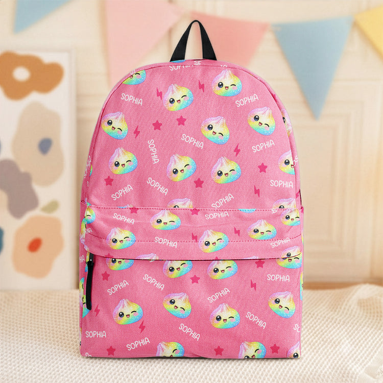 Cute-Dumpling-Custom-Name--Personalized-Backpack-4