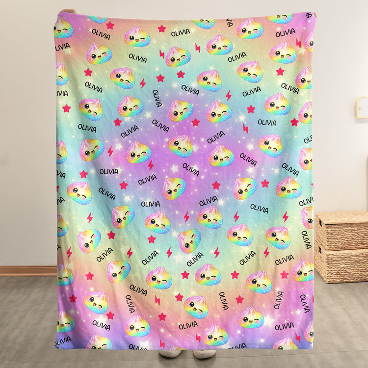Cute-Dumpling-Custom-Name--Personalized-Blanket-2