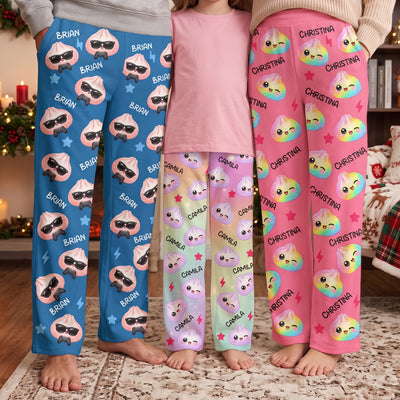 Cute Dumpling Custom Name - Personalized Lounge Pants