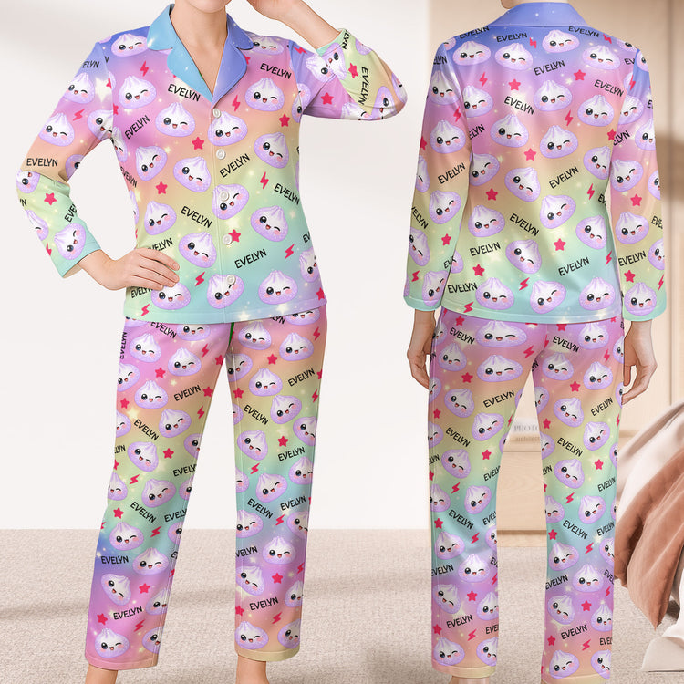 Cute-Dumpling-Custom-Name--Personalized-Pajamas-3