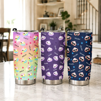 Cute Dumpling Custom Name - Personalized Tumbler