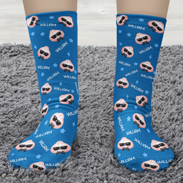 Cute-Dumpling-Custom-Name--Personalized-Socks-5