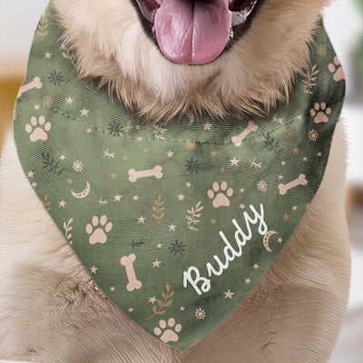 Cute Gift For Pet, Gift For Pet Owner Lovely Pattern - Personalized Bandana Collar
