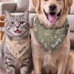 Cute-Gift-For-Pet,-Gift-For-Pet-Owner-Lovely-Pattern-Personalized-Bandana-Collar-2