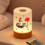 Cutom-Cute-Cartoon-And-Birth-Flower-For-Book-Lover-Personalized-Night-Light-1